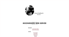 Desktop Screenshot of moonriders.com